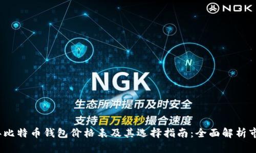 2023年比特币钱包价格表及其选择指南：全面解析市场动态